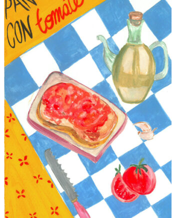 Pan con tomate